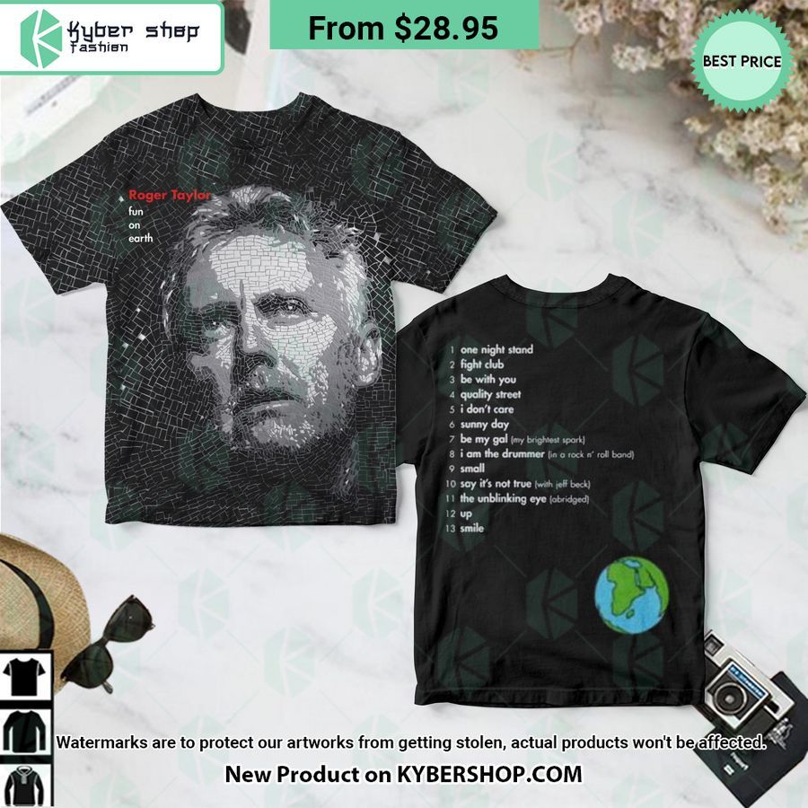 Roger Taylor Fun On Earth Album Shirt