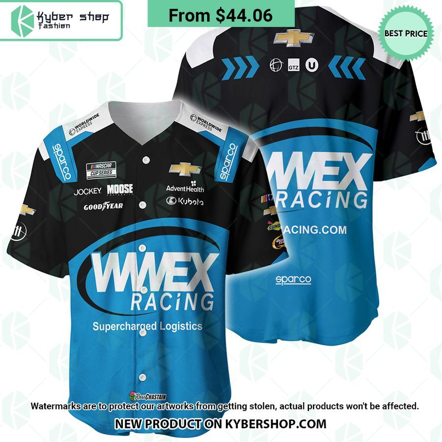 Ross Chastain Nascar 2023 Racing Baseball Jersey
