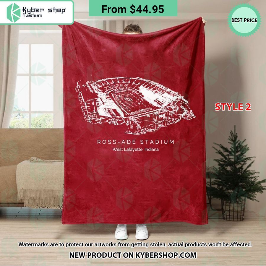 Ross–Ade Stadium Purdue Boilermakers Blanket