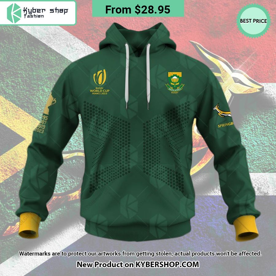 Rugby World Cup 2023 Champions Springboks South Africa Hoodie