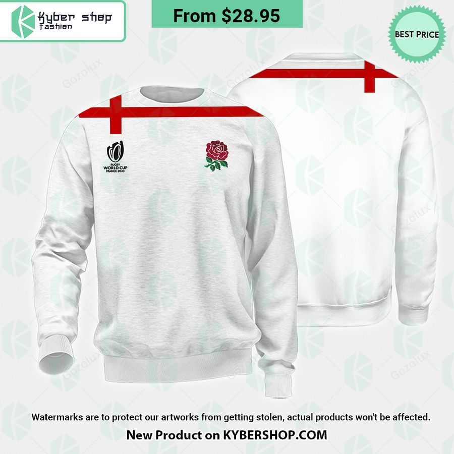 Rugby World Cup 2023 England Flag Shirt, Hoodie