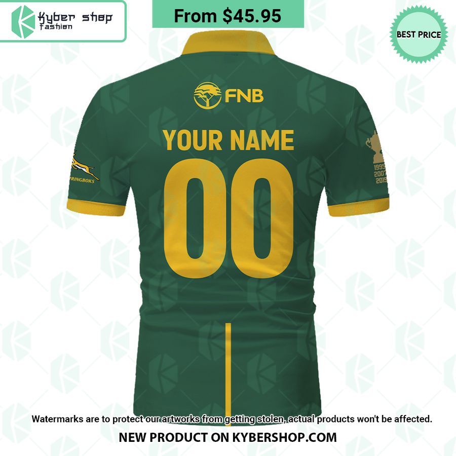 Rugby World Cup 2023 Springboks South Africa Rugby Jersey Polo Shirt
