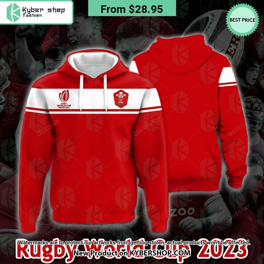 Rugby World Cup 2023 Wales Shirt, Hoodie
