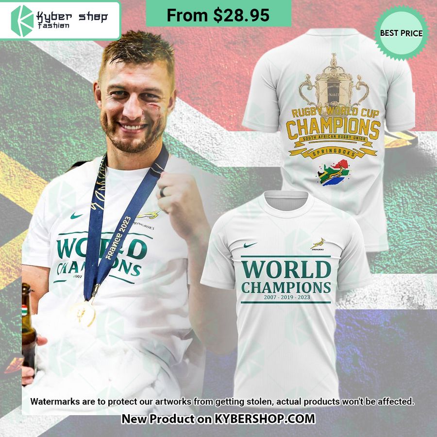 Rugby World Cup Champions 2023 South Africa Shirt