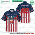 Ryan Blaney NASCAR Racing Eagle Independence Day Hawaiian Shirt