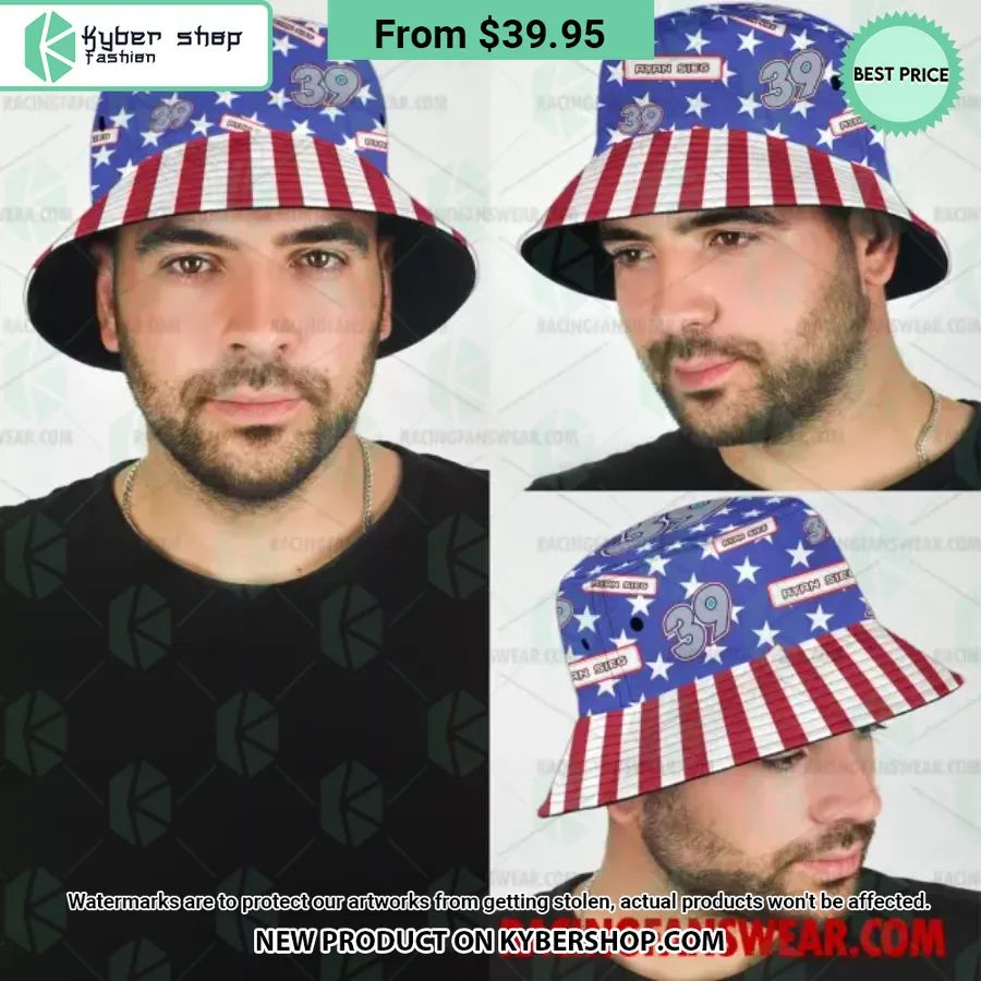 Ryan Sieg NASCAR Racing Independence Day Bucket Hat