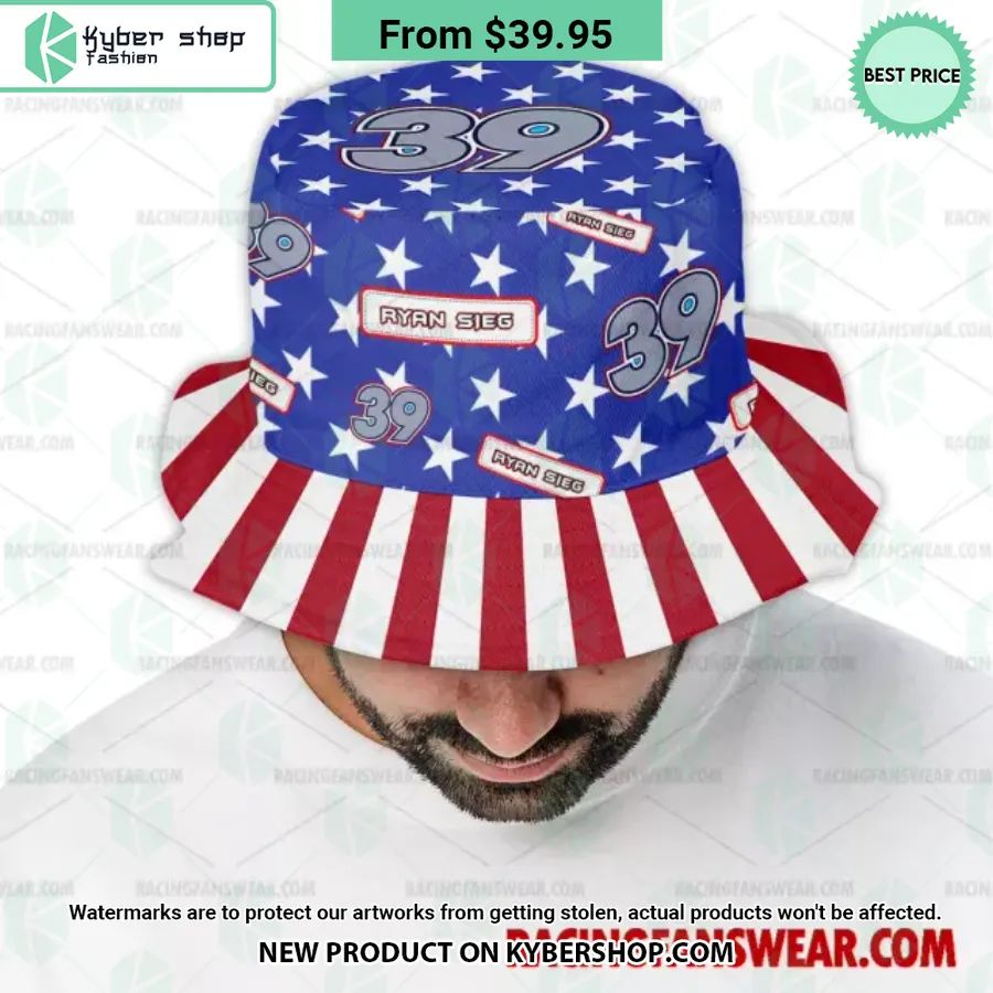 Ryan Sieg NASCAR Racing Independence Day Bucket Hat