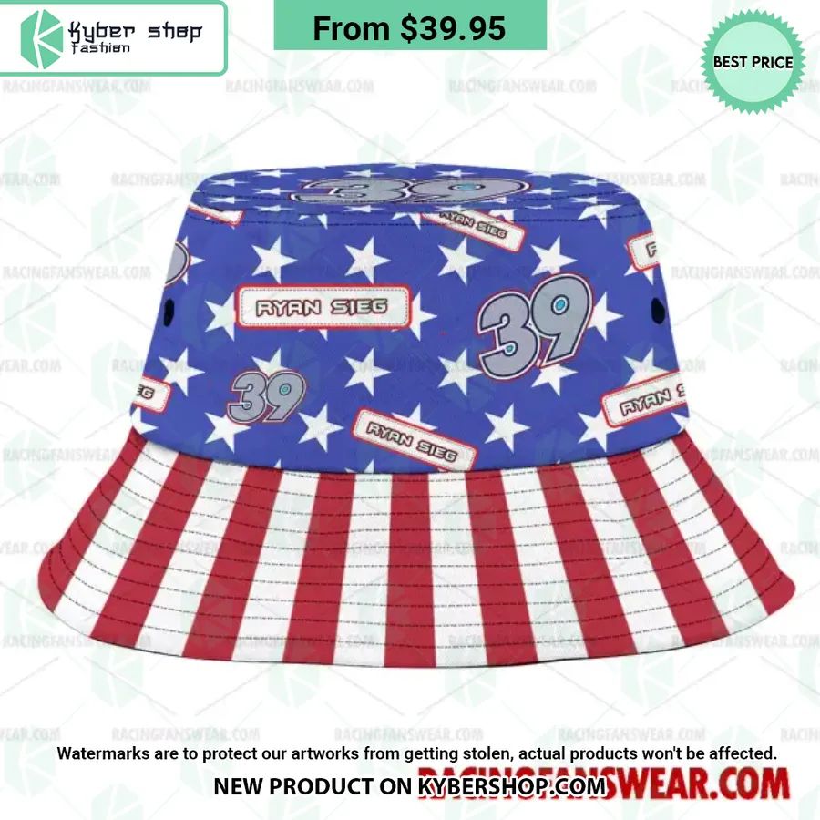 Ryan Sieg NASCAR Racing Independence Day Bucket Hat