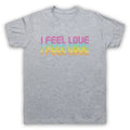 DONNA SUMMER UNOFFICIAL I FEEL LOVE TEXT DISCO ICON HIT MENS & WOMENS T-SHIRT