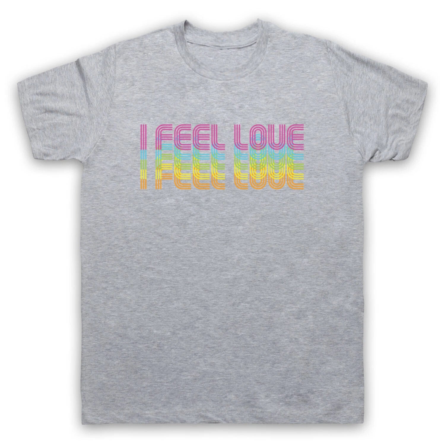 DONNA SUMMER UNOFFICIAL I FEEL LOVE TEXT DISCO ICON HIT MENS & WOMENS T-SHIRT