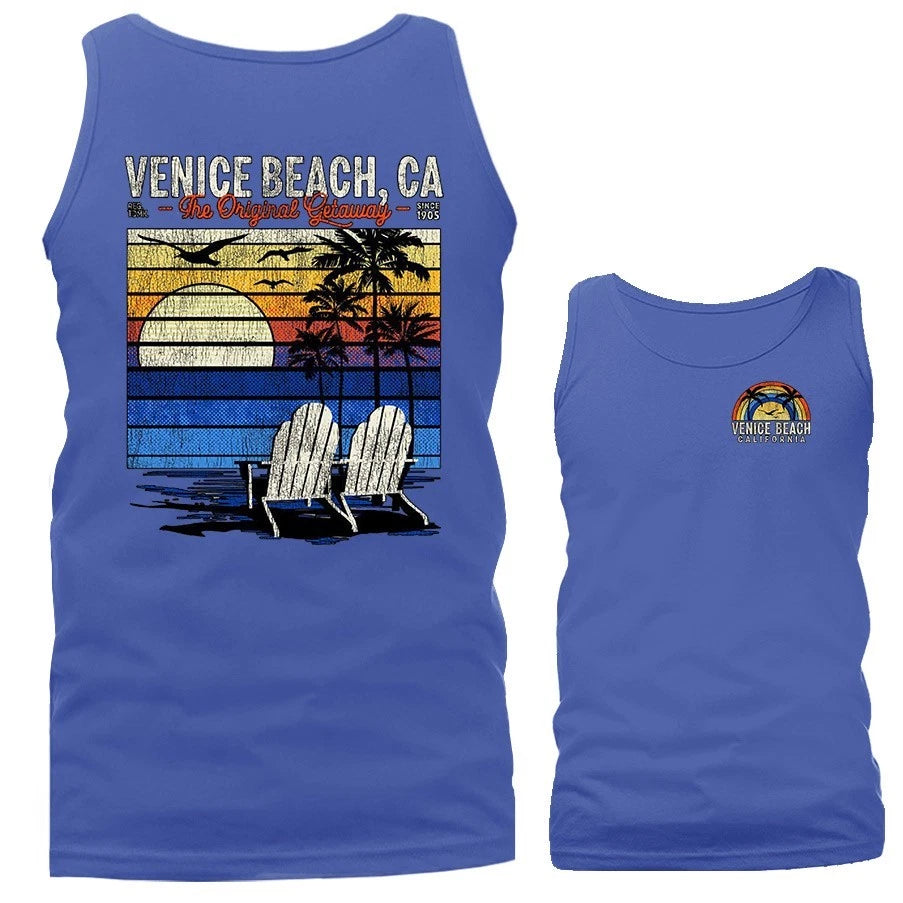 Original Getaway Venice Beach California Los Angeles Graphic Tank Top