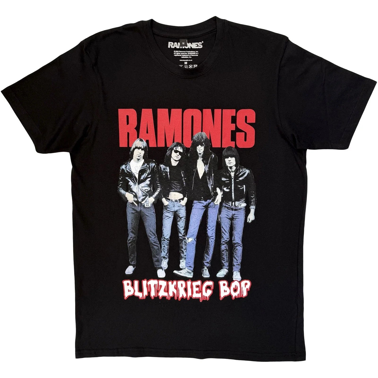 Ramones Blitz Premium Official T-Shirt Mens