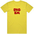 Dig Em Frog Honey Smacks Retro Cereal Retro Vintage Daisy Yellow Cotton T Shirt