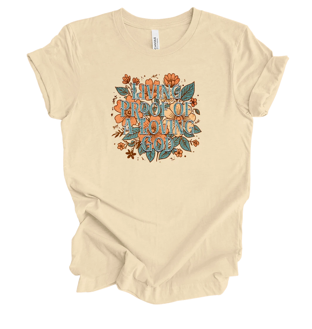 Trenz Shirt Company Fear Not Living Proof Of A Loving God Womens Christian