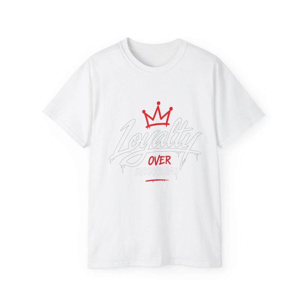 Loyalty Over Everything Drip Logo T-Shirt Streetwear Fashion Tee