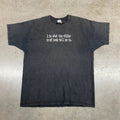Vintage Sarcastic Humor Voices In My Head T Shirt Mens XL Black Grunge Y2K