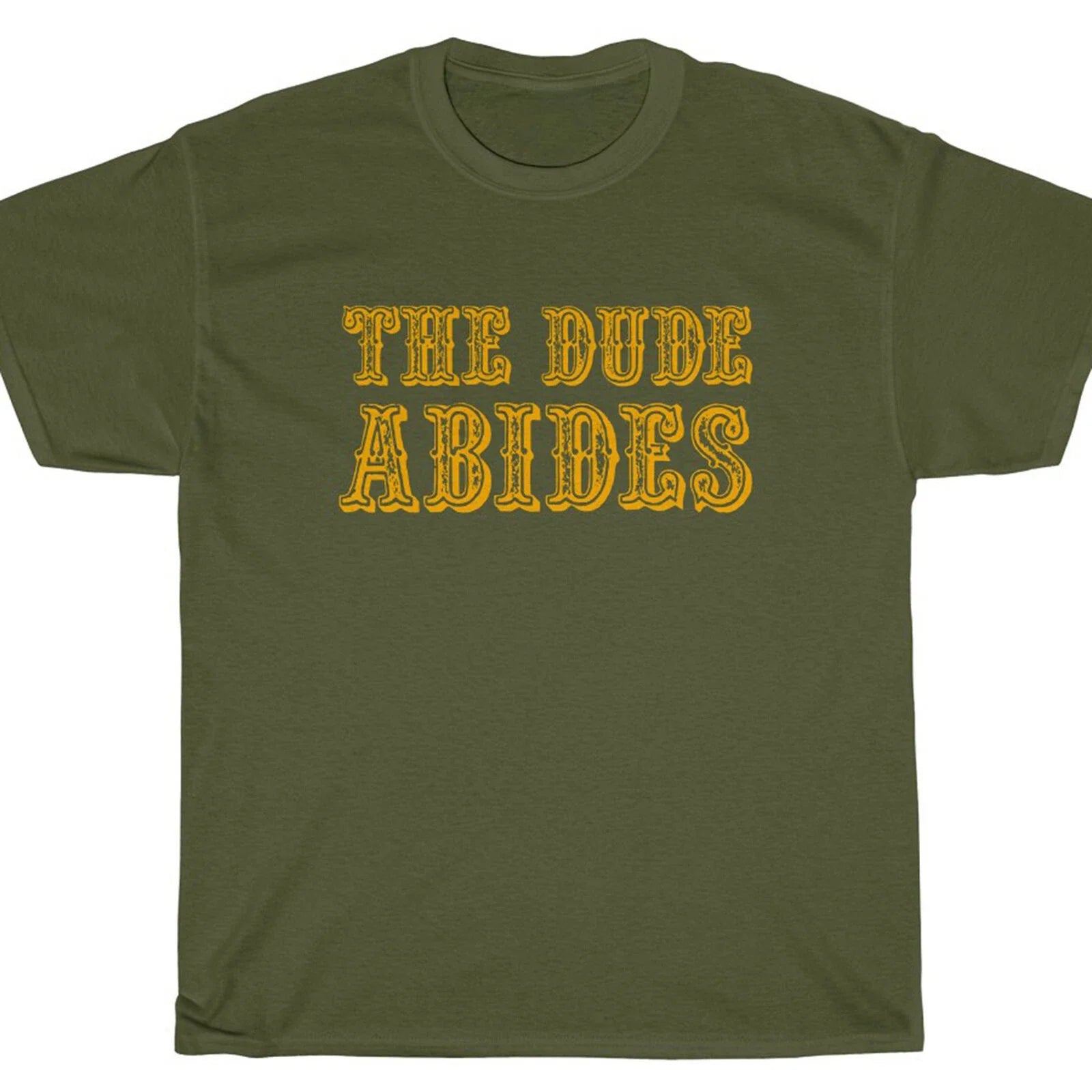 THE DUDE ABIDES -Shirt - Lebowski Walter Big jeffrey