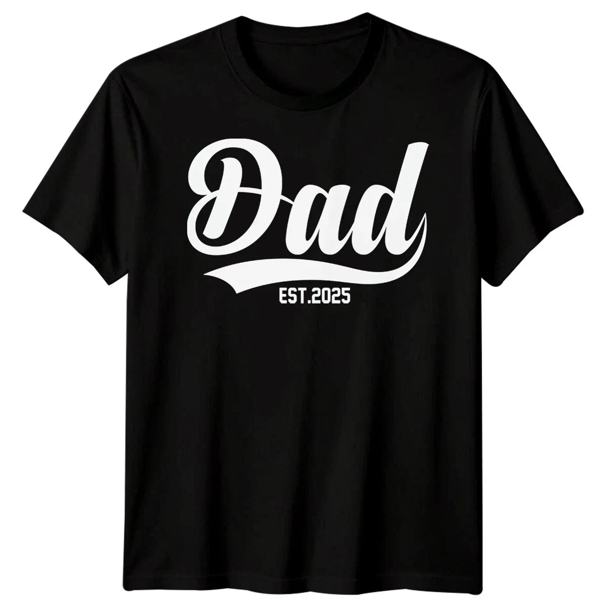 Personalised Mens Dad Est Funny Fathers Day T-Shirt Tee Best Daddy Ever Papa1#FD