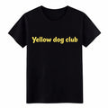Yellow Dog Club Simple T-Shirt, Minimalist Dog Mom Cotton Tee