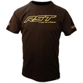 RST Race Department Logo T-Shirt Black/Fluo-Yellow Sports Urban Casual Men's ...