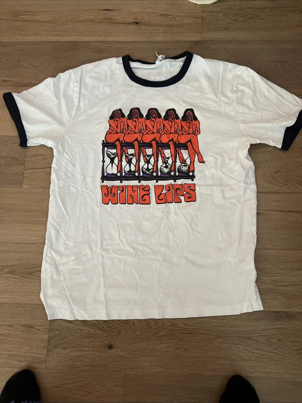 Wine Lips Tour Shirt From Their 2023 US Tour - Size XL
