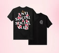 Streetwear Anti Social Tee Social Club Kkoch Mens T shirt 2 sides