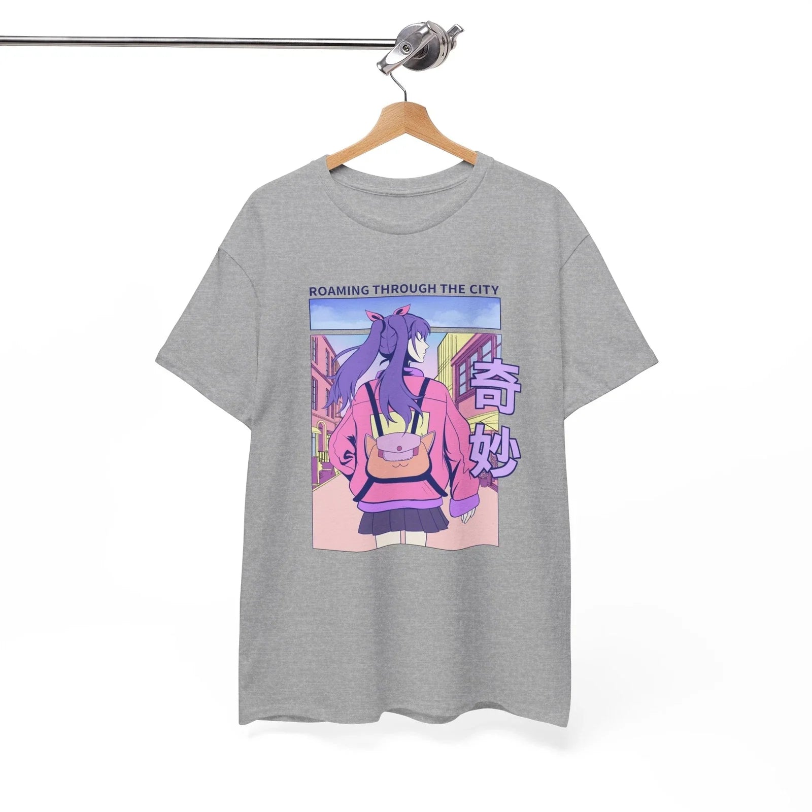 Japanese City T-Shirt | Japanese Cute City Tee | Anime Aesthetic Shirt