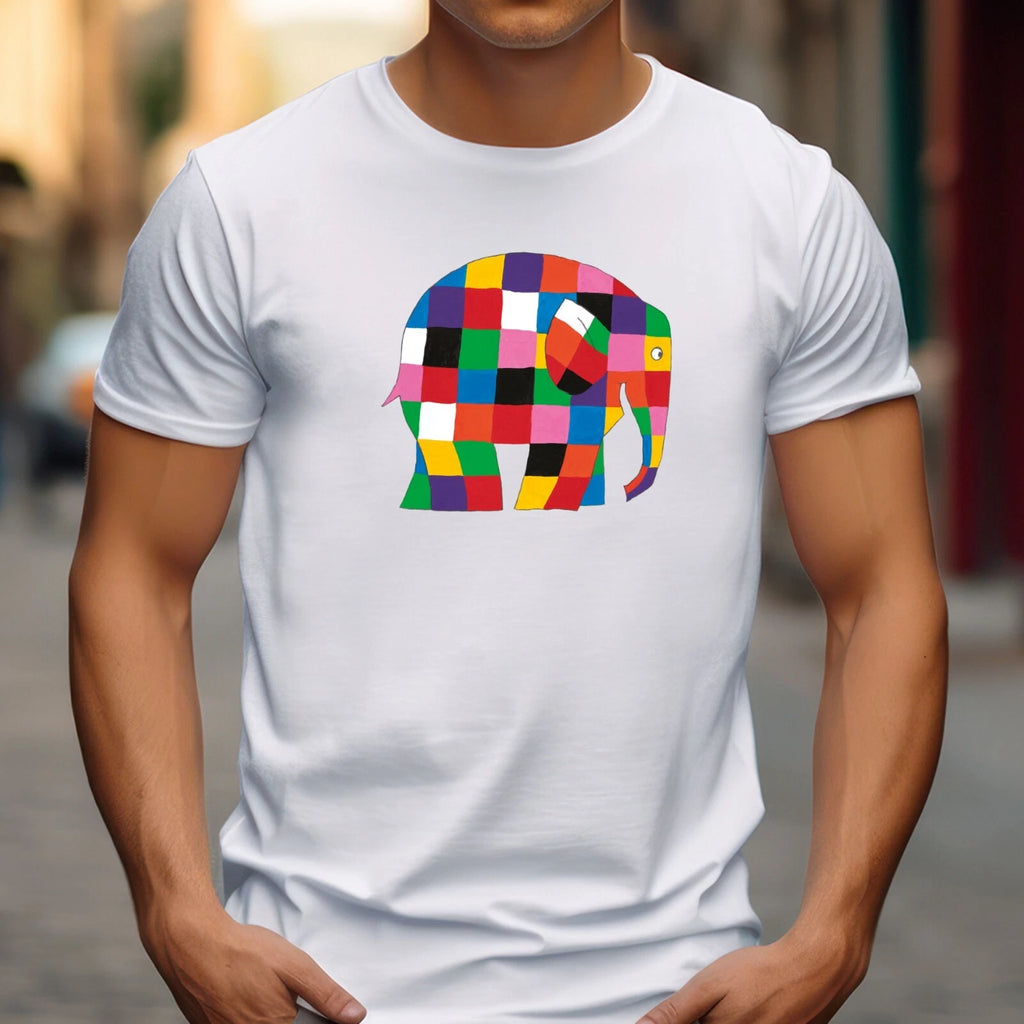 Elmer T-Shirt Book Series Printed World Book Day Gifts Funny Unisex & Kids T Top