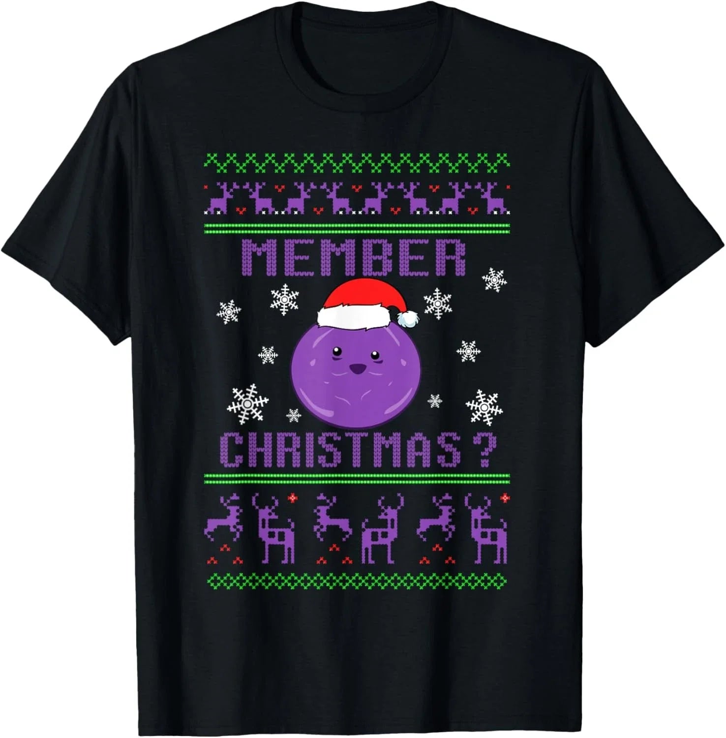 Member Christmas? Funny Berry Meme Ugly Christmas T-Shirt