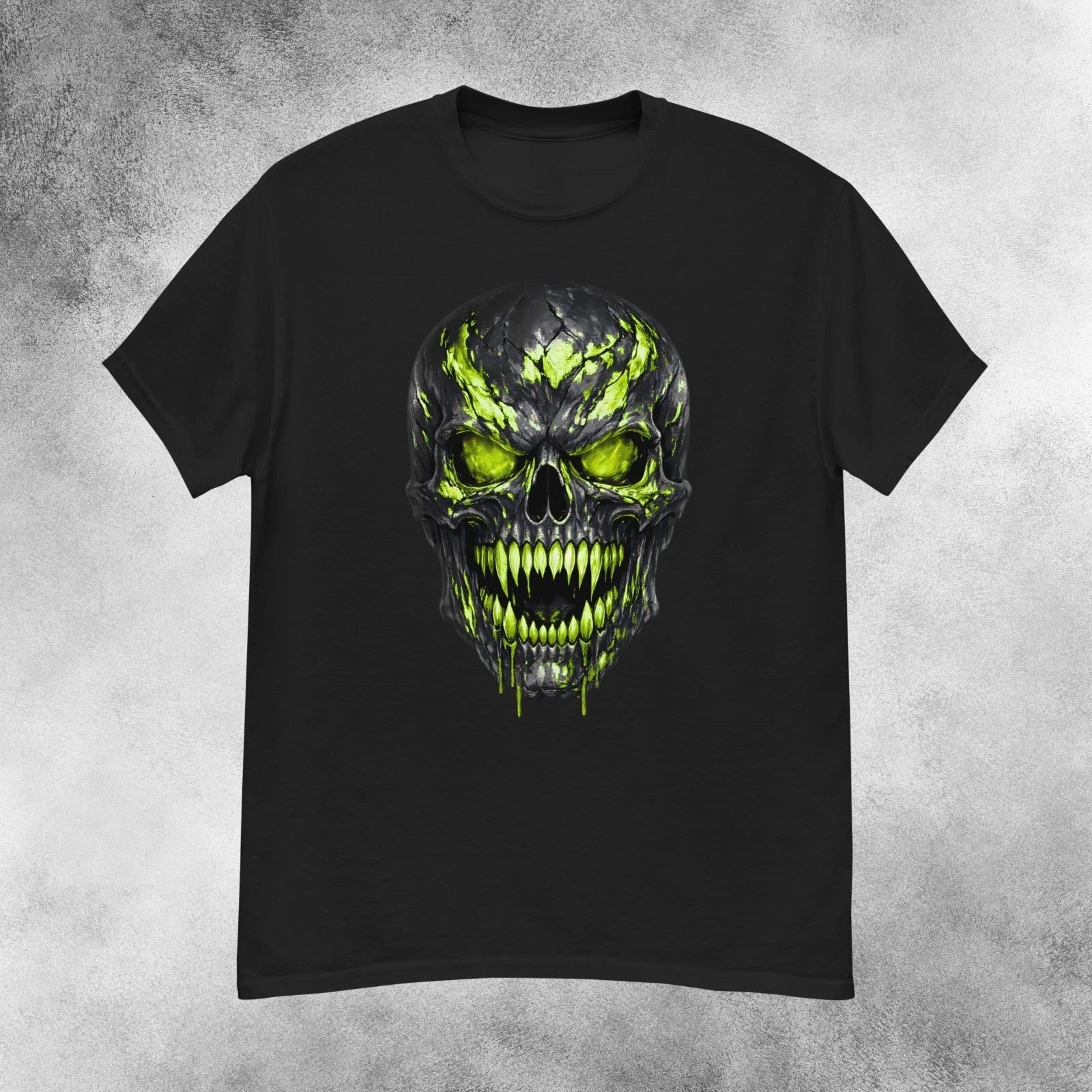 Infernal Ashborn Slime Skull Horror T‑Shirt Men's S-2XL