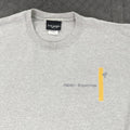 Huge Aspen T Shirt If Its Too Steep Y2K Double Sided Gray Short Sleeve Men Large