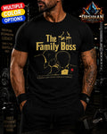 The Family Boss Fathers Day Shirt Mafia Movie Dad Gift Gangster Graphic Tee 2026