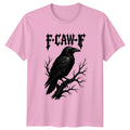 F.Caw.F Gothic Birds Raven Mens T-Shirt Womens Graphic Tee