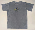 Vintage Life Is Good Jake & Rocket Beach Run T-shirt Crusher-LITE Cool Blue Med