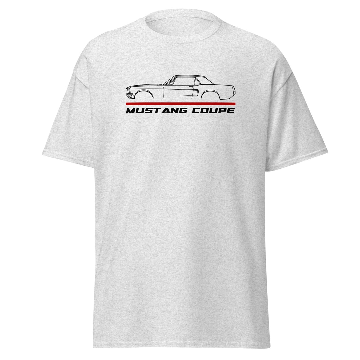 Premium T-Shirt For Ford Mustang Coupe 1968 Car Fans Birthday Gift Tee Shirt