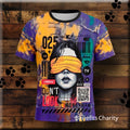 Don't Look -  Distressed Urban Streetwear All Over Print T-Shirt