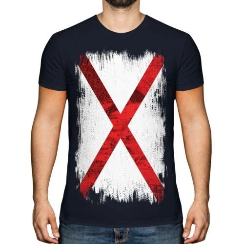 Alabama Zustand Grunge Flagge Herren T-Shirt Alabamian Alabaman Geschenk