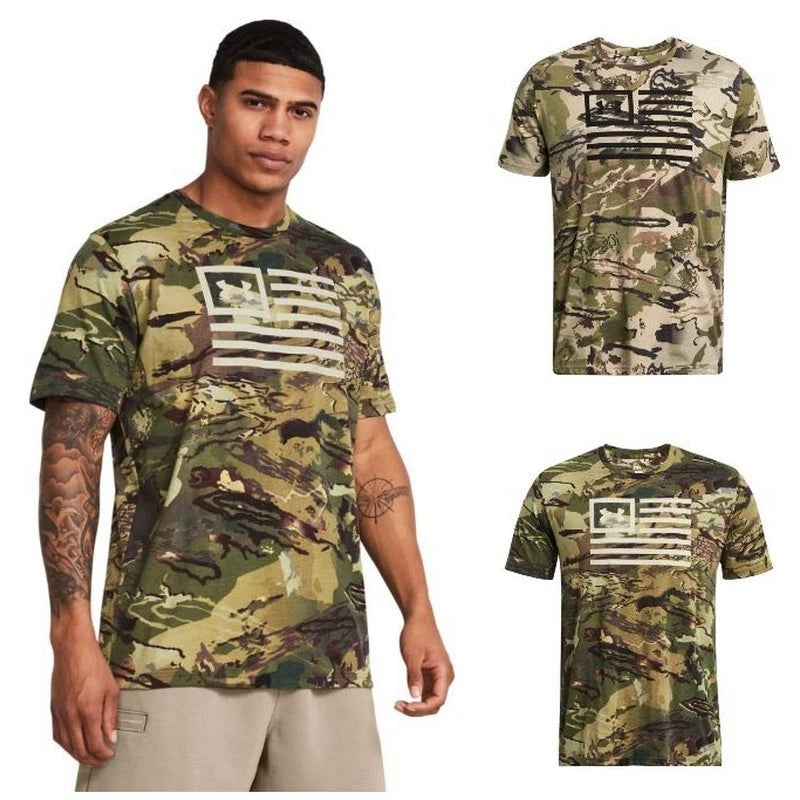 Under Armour 1382974 Men's UA Freedom Camo T-Shirt Short Sleeve Tee