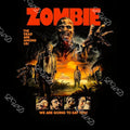 Zombie Movie Poster T-Shirt | Horror Retro Graphic Art Tee | Lucio Fulci