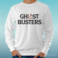 Felpa Man Light Sweater White " Gost Buster Film Movie " Road To Happiness