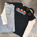 y2k car racing tee grunge racing racetrack summertime y2k school size XL