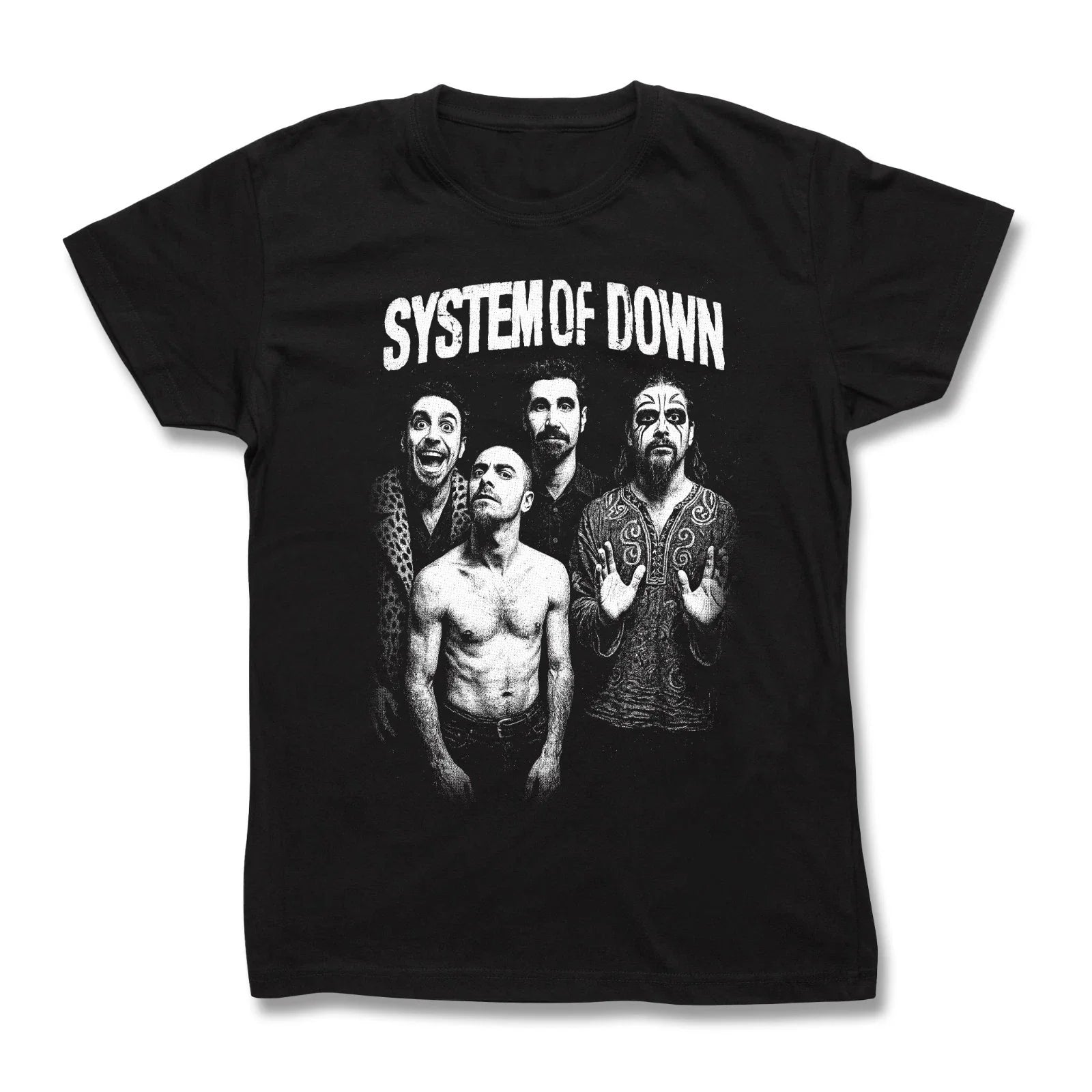 System of a Down - black T-Shirt  cotton - Heavy metal music tee gift for him