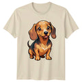Cute Dachshund Puppy Graphic T-Shirt Dachshund Dogs Birthday Gift For Him