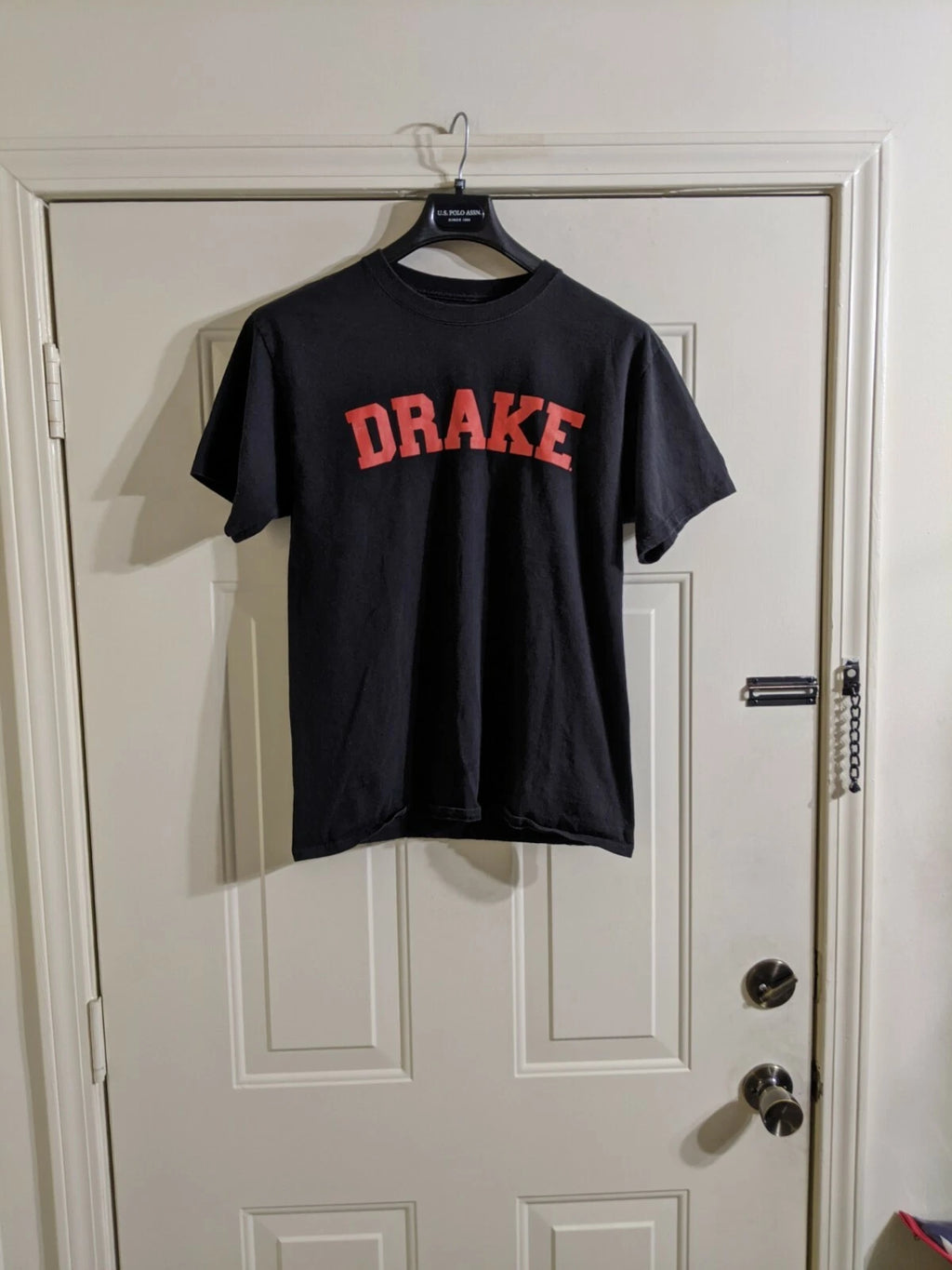 Vintage Mens Champion DRAKE T Shirt Black RARE... Hip Hop style STREET-WEAR!!