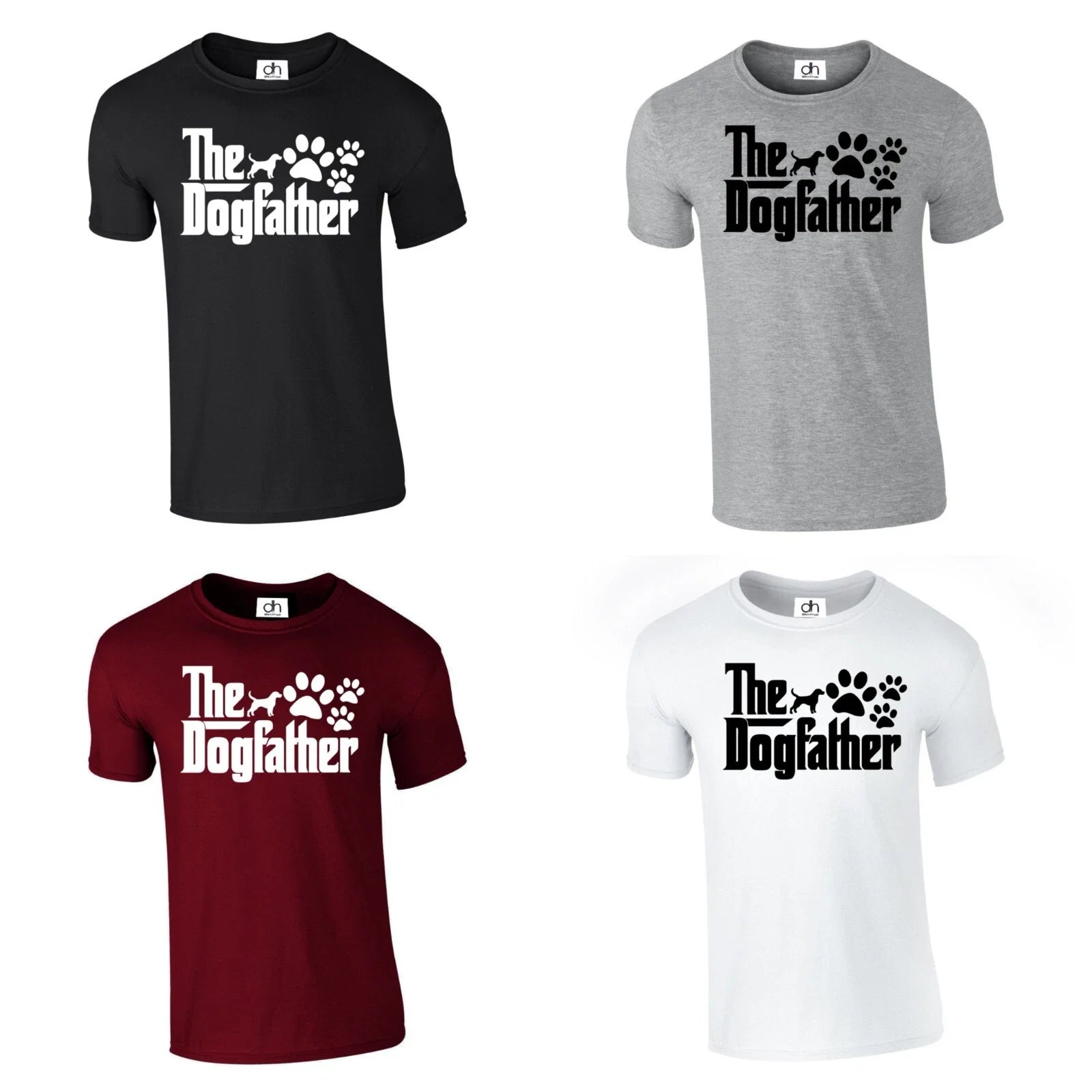 The Dog Father Dad Fathers Day Tshirt Gift Pet Lover ( DOGFATHER , T-SHIRT )