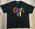 Vintage Y2K God’s #1 Graphic T-Shirt 90s Lee Total Cotton Size XL