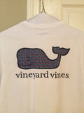 Vineyard Vines Men's Beer Pong Whale Fill Pocket S/S  T-Shirt White XL NWT