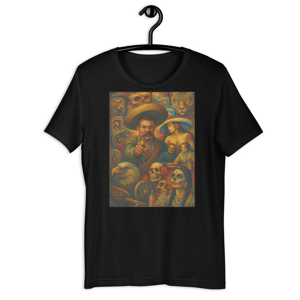 Santa Muerte Skeleton T-Shirt – Gothic Chicano Grim Reaper Graphic Tee