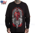 Sullen Art Collective Time Spent SCM7004 Long Sleeve 2-Fer T-shirt For Men