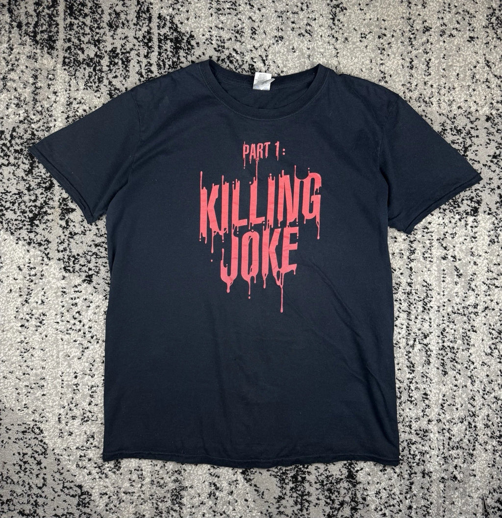 Vintage Style Killing Joke Band Tee Black FadedGildan Punk Industrial L
